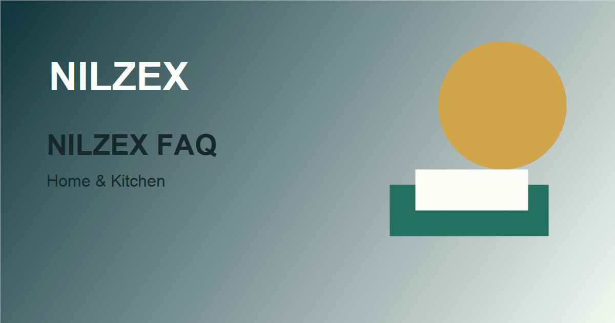 Frequently asked questions for NILZEX shoppers
